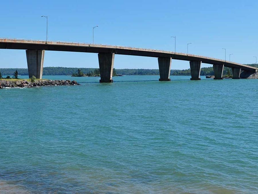 Bridge in St. Joseph Island Ontario Bridge in St. Joseph Island Ontario